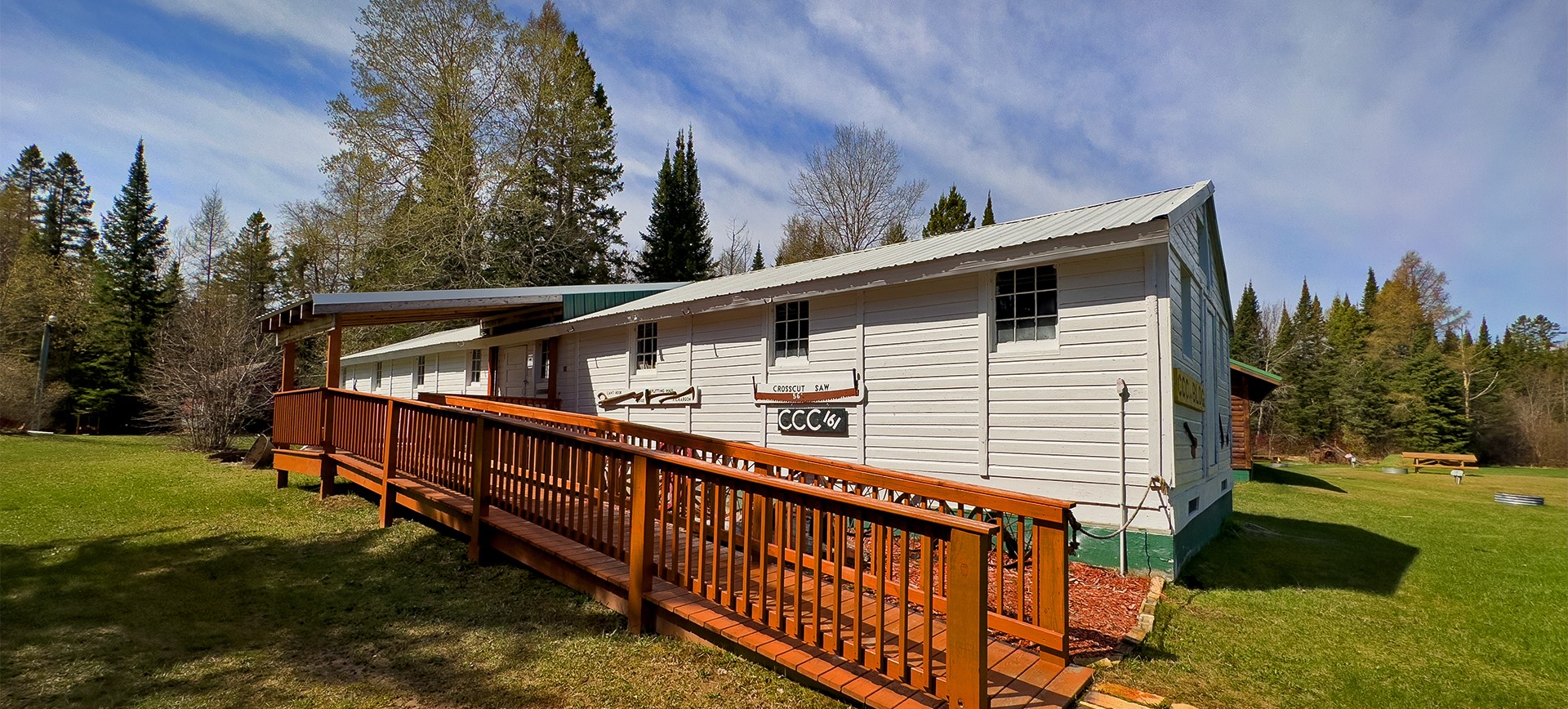 Historical logging building