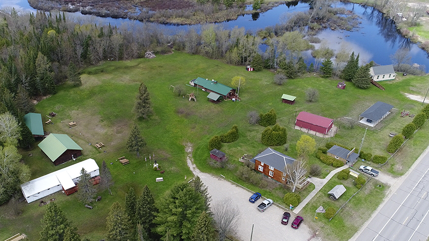 Tahquamenon Logging Museum Drone Photo
