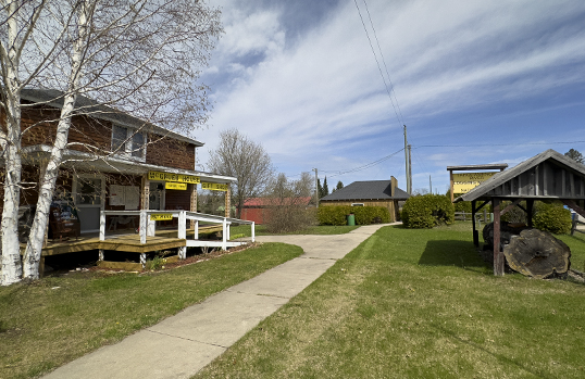 Upper Peninsula Logging Museum Entrance